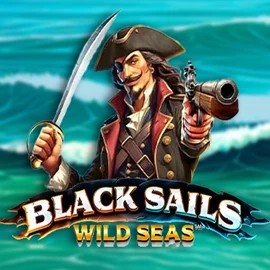 Black Sails Wild Seas logo by Infinity Dragon Studios at Quick CasinoBlack Sails Wild Seas