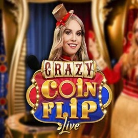 Crazy Coin Flip logo by Evolution at Quick CasinoCrazy Coin Flip