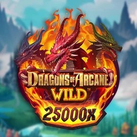 Dragons of Arcane Wild logo by Foxium at Quick CasinoDragons of Arcane Wild