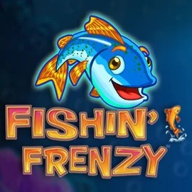 Logo of Fishin Frenzy from Blueprint Gaming at Quick Casino