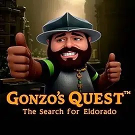 Gonzo's Quest logo by NetEnt at Quick CasinoGonzo's Quest