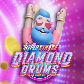 Hyper Strike Diamond Drums slot logo by Gameburger Studios at Quick CasinoHyper Strike Diamond Drums