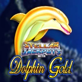 Dolphin Gold with Stellar Jackpots slot logo by Lightning Box Game at Quick CasinoDolphin Gold with Stellar Jackpots